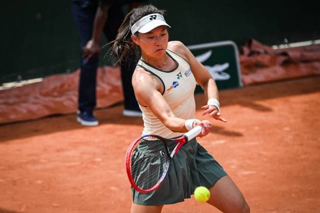 May 20, 2024, Paris, France, France: Yuriko Lily MIYAZAKI of Great Britain during first qualifying day of Roland-Garros 2024, French Open 2024, Grand Slam tennis tournament at Roland-Garros Stadium on May 20, 2024 in Paris, France. Paris France - ZUMAm308 20240520_zsp_m308_020 Copyright: xMatthieuxMirvillex