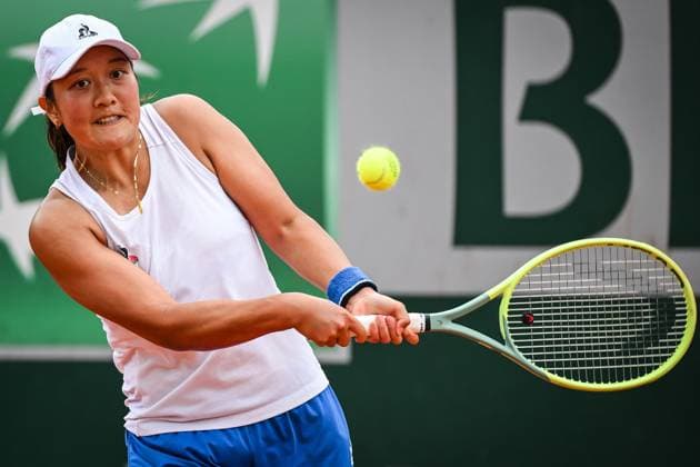 May 20, 2024, Paris, France, France: Harmony TAN of France during first qualifying day of Roland-Garros 2024, French Open 2024, Grand Slam tennis tournament at Roland-Garros Stadium on May 20, 2024 in Paris, France. Paris France - ZUMAm308 20240520_zsp_m308_023 Copyright: xMatthieuxMirvillex