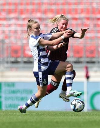 20 05 2024 Soccer Season 2023 2024 1 Womens Soccer Bundesliga 22 Matchday 1 FC Nuremberg FCN Club MSV Duisburg Zebras Sportfoto Zink DaMa xdaxmax Paula Flach 5, MSV Duisburg Selma Magnusdottir 37, 1 FC Nuremberg FCN