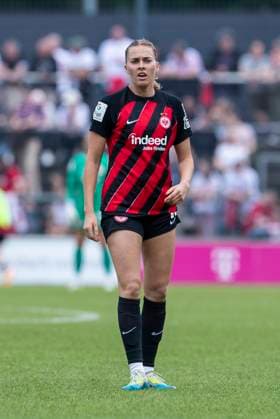 GOOGLE PIXEL Frauen Bundesliga 1 FC Köln Eintracht Frankfurt, 20 05 2024 Laura Freigang Eintracht Frankfurt, 10 GOOGLE PIXEL Frauen Bundesliga, 1 FC Köln Eintracht Frankfurt, 22 Spieltag, am 20 05 2024, Franz Kremer Stadion, Köln DFL regulations prohibit any use of photographs as image sequences and or quasi video Copyright: xBEAUTIFULxSPORTS Meuselx