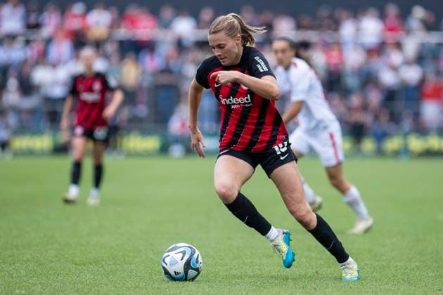 GOOGLE PIXEL Frauen Bundesliga 1 FC Köln Eintracht Frankfurt, 20 05 2024 Laura Freigang Eintracht Frankfurt, 10 GOOGLE PIXEL Frauen Bundesliga, 1 FC Köln Eintracht Frankfurt, 22 Spieltag, am 20 05 2024, Franz Kremer Stadion, Köln DFL regulations prohibit any use of photographs as image sequences and or quasi video Copyright: xBEAUTIFULxSPORTS Meuselx