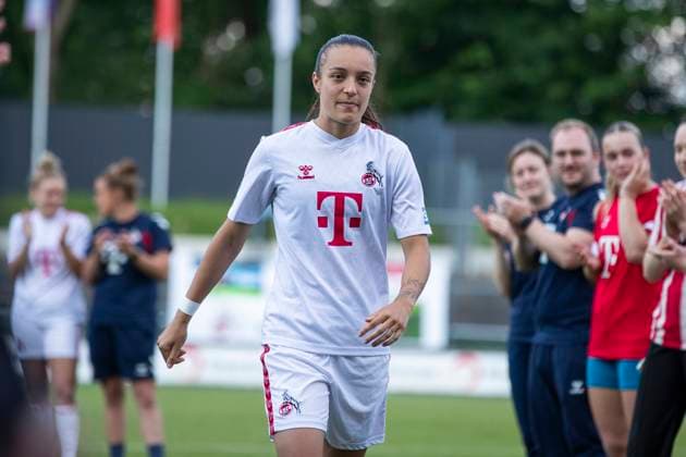 GOOGLE PIXEL Frauen Bundesliga 1 FC Köln Eintracht Frankfurt, 20 05 2024 Natalia Padilla Bidas 1 FC Köln, 22 is passed GOOGLE PIXEL Frauen Bundesliga, 1 FC Köln Eintracht Frankfurt, 22 Spieltag, am 20 05 2024, Franz Kremer Stadion, Köln DFL regulations prohibit any use of photographs as image sequences and or quasi video Copyright: xBEAUTIFULxSPORTS Meuselx