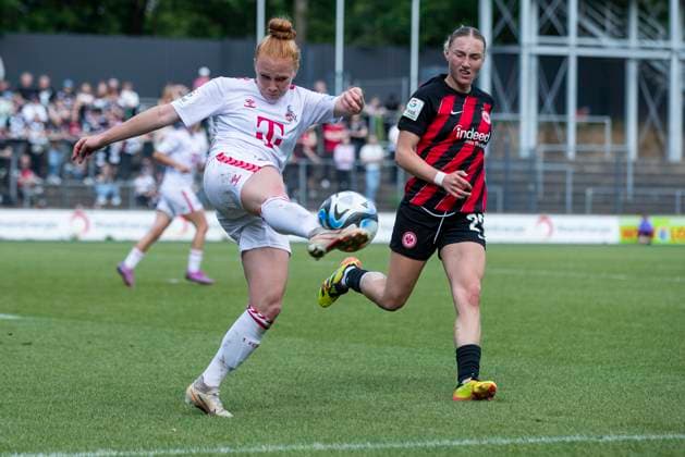 GOOGLE PIXEL Frauen Bundesliga 1 FC Köln Eintracht Frankfurt, 20 05 2024 Laura Vogt 1 FC Köln, 8 GOOGLE PIXEL Frauen Bundesliga, 1 FC Köln Eintracht Frankfurt, 22 Spieltag, am 20 05 2024, Franz Kremer Stadion, Köln DFL regulations prohibit any use of photographs as image sequences and or quasi video Copyright: xBEAUTIFULxSPORTS Meuselx