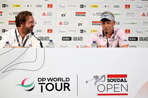 Golf, Soudal Open in Schilde, Belgium, Press conference