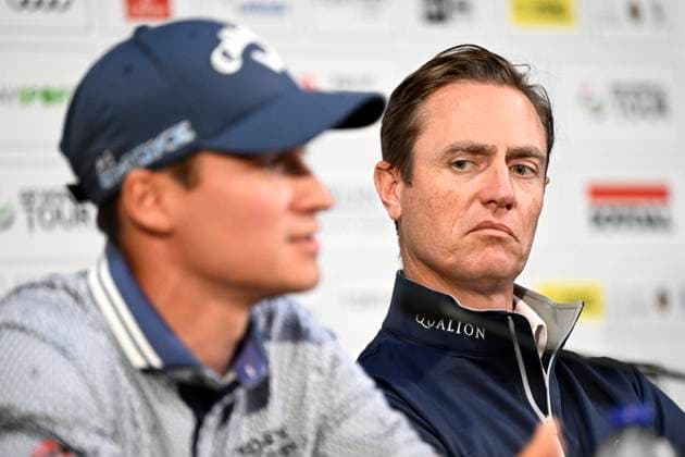 press conference, PK, Pressekonferenz Soudal Open Golf SCHILDE, BELGIUM - MAY 21 : Nicolas Colsaerts pictured during a press conference prior to the DP World Tour Golf Soudal Open at the Rinkven International Golf Club on May 21, 2024 in Schilde, Belgium, 21 05 2024 Schilde Belgium  Copyright: xPeterxDexVoechtx