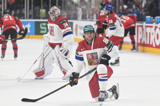 Czech Republic vs Canada group A, match of 2024 IIHF World Championship, WM, Weltmeisterschaft in Prague, Czech Republic, on May 21, 2024. Czech David Pastrnak in action. (CTKxPhoto MichalxKamaryt) CTKPhotoP2024052105885  CTKPhotoP2024052105885