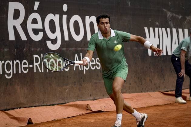 Jaume MUNAR (ESP) lors du tournoi de l Open Parc Auvergne RhÃ ne-Alpes Ã Lyon le 21 05 2024. TENNIS : Open Parc Auvergne RhÃ ne-Alpes - Lyon - 21 05 2024 SandrineThesillat Panoramic 