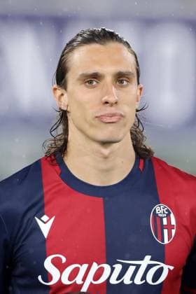 RICCARDO CALAFIORI, Bologna, Maglia, Shirt, 2024-25, Serie A, 2023-24, Bologna vs Juventus 3-3, 20-05-2024, Primo piano, Head shot SERIE A 2023-24 BOLOGNA-JUVENTUS 3-3 MAGLIA 2024-25