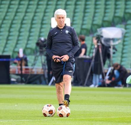 May 21, 2024, Dublino, IRLANDA: 21 05 2024 Dublin, pre-match training for the 2024 Europa League final between Atalanta vs Bayer Leverkusen Champions..In the picture: Gian Piero Gasperini head coach of Atalanta BC Dublino IRLANDA - ZUMAs236 20240521_aap_s236_011 Copyright: xFabioxSassox