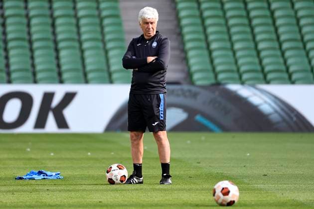 Football, EL, Final, Atalanta Bergamo, Training