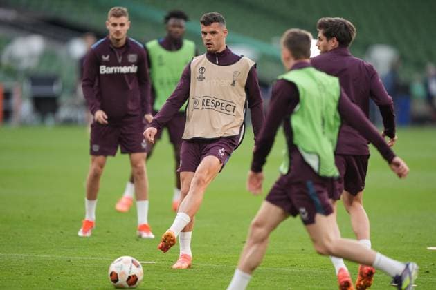 Football, EL, Final, Bayer Leverkusen, Training