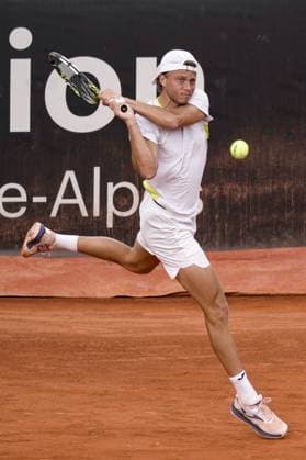 Alexandre MULLER (FRA) lors du tournoi de l Open Parc Auvergne RhÃ ne-Alpes Ã Lyon le 21 05 2024. TENNIS : Open Parc Auvergne RhÃ ne-Alpes - Lyon - 21 05 2024 SandrineThesillat Panoramic 