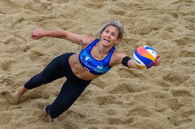 Beach Pro Tour Elite 16 Espinho, Portugal, 22 05 2024 Laura Ludwig GER Beach Pro Tour Elite 16 Espinho, Espinho on 22 05 2024 Copyright: xBEAUTIFULxSPORTS PeterxWeberx
