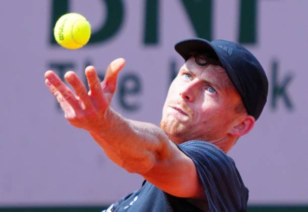 Billy Harris during his second qualifying round win over Manuel Guinard French Open Tennis, Wednesday Practice and Qualifying, Tennis, Roland Garros, Paris, France - 22 May 2024  Copyright: xJavierxGarcia Shutterstockx 14496075i