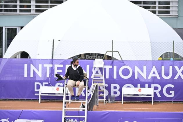 Tennis - Internationaux de Strasbourg - TENNIS - Internationaux de Strasbourg - 22 05 2024 ChrysleneCaillaud Panoramic 