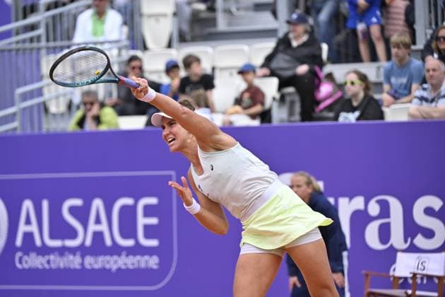 Tennis - Internationaux de Strasbourg - Beatriz Haddad Maia - Bresil TENNIS - Internationaux de Strasbourg - 22 05 2024 ChrysleneCaillaud Panoramic 