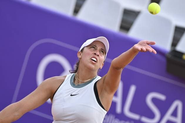 Tennis - Internationaux de Strasbourg - Madison Keys - Usa TENNIS - Internationaux de Strasbourg - 22 05 2024 ChrysleneCaillaud Panoramic 