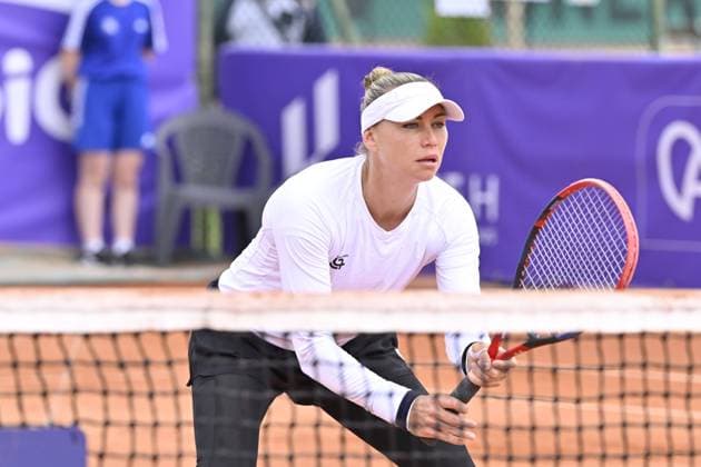 Tennis - Internationaux de Strasbourg - Vera Zvonareva - Russie TENNIS - Internationaux de Strasbourg - 22 05 2024 ChrysleneCaillaud Panoramic 