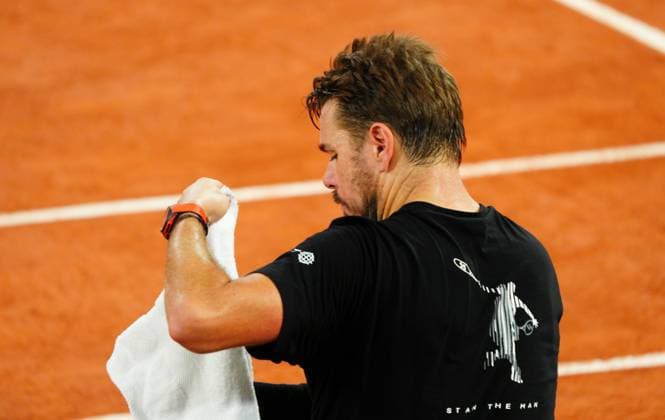 Stan Wawrinka practices on Philippe Chatrier Court French Open Tennis, Wednesday Practice and Qualifying, Tennis, Roland Garros, Paris, France - 22 May 2024  Copyright: xJavierxGarcia Shutterstockx 14496075ac
