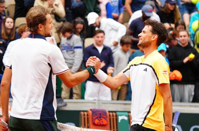 Dominic Thiem ends his French Open career after a second round qualifying defeat to Otto Virtanen French Open Tennis, Wednesday Practice and Qualifying, Tennis, Roland Garros, Paris, France - 22 May 2024  Copyright: xJavierxGarcia Shutterstockx 14496075ak