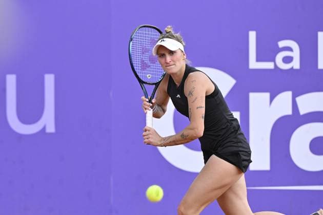 Tennis - Internationaux de Strasbourg - Marketa Vondrousova - Russie TENNIS - Internationaux de Strasbourg - 22 05 2024 ChrysleneCaillaud Panoramic 