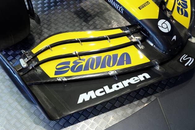 PRESENTATION MCLAREN COULEURS SENNA PHOTOPQR NICE MATIN Jean François Ottonello ; Monaco ; 22 05 2024 ; Presentation de la McLaren F1 dans sa livree Speciale Ayrton Senna pour le Grand Prix de Monaco aux couleurs du Bresil - - McLaren will run a vibrant one-off, Ayrton Senna-inspired yellow, green and blue full wrap livery at this weekend’s Monaco Grand Prix. Monaco may 22 2024 Monaco France  Copyright: xPHOTOPQR NICExMATIN MAXPPPxJeanxFrançoisxOttonellox 20240522NIM2340 20240522NIM2340