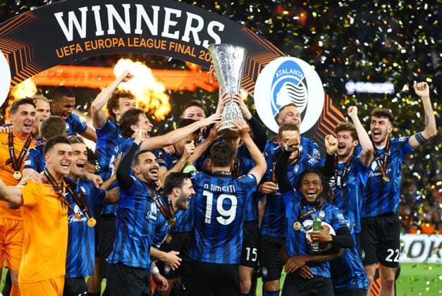 Football, EL, Final, Atalanta Bergamo is Europa League winner
