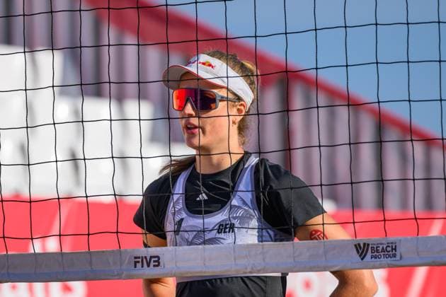 Beach Pro Tour Elite 16 Espinho, Portugal, 23 05 2024 Svenja Mueller GER Beach Pro Tour Elite 16 Espinho, Espinho on 23 05 2024 Copyright: xBEAUTIFULxSPORTS PeterxWeberx