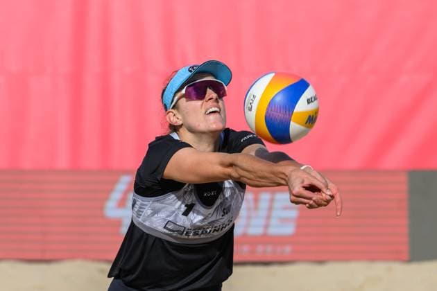 Beach Pro Tour Elite 16 Espinho, Portugal, 23 05 2024 Tanja Hueberli SUI Beach Pro Tour Elite 16 Espinho, Espinho on 23 05 2024 Copyright: xBEAUTIFULxSPORTS PeterxWeberx