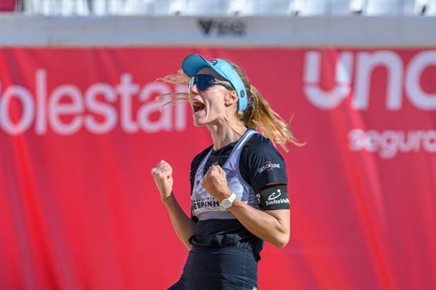 Beach Pro Tour Elite 16 Espinho, Portugal, 23 05 2024 Nina Brunner SUI Beach Pro Tour Elite 16 Espinho, Espinho on 23 05 2024 Copyright: xBEAUTIFULxSPORTS PeterxWeberx