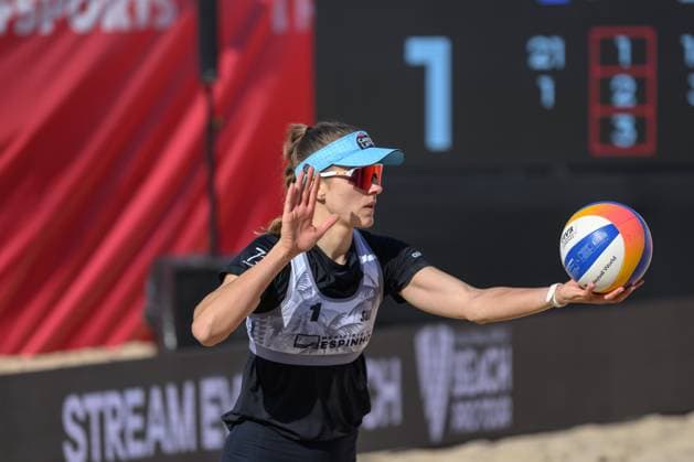 Beach Pro Tour Elite 16 Espinho, Portugal, 23 05 2024 Tanja Hueberli SUI Beach Pro Tour Elite 16 Espinho, Espinho on 23 05 2024 Copyright: xBEAUTIFULxSPORTS PeterxWeberx