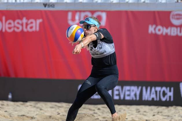 Beach Pro Tour Elite 16 Espinho, Portugal, 23 05 2024 Nina Brunner SUI Beach Pro Tour Elite 16 Espinho, Espinho on 23 05 2024 Copyright: xBEAUTIFULxSPORTS PeterxWeberx