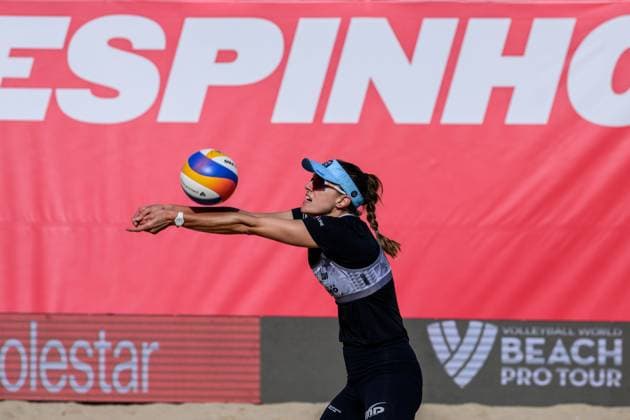 Beach Pro Tour Elite 16 Espinho, Portugal, 23 05 2024 Tanja Hueberli SUI Beach Pro Tour Elite 16 Espinho, Espinho on 23 05 2024 Copyright: xBEAUTIFULxSPORTS PeterxWeberx