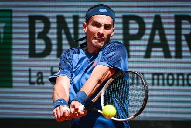 May 23, 2024, Paris, France, France: Geoffrey BLANCANEAUX of France during fourth qualifying day of Roland-Garros 2024, French Open 2024, Grand Slam tennis tournament at Roland-Garros Stadium on May 23, 2024 in Paris, France. Paris France - ZUMAm308 20240523_zsp_m308_001 Copyright: xMatthieuxMirvillex