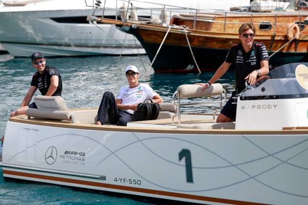 63 George Russell GBR, Mercedes AMG Petronas F1 Team , F1 Grand Prix of Monaco at Circuit de Monaco on May 23, 2024 in Monte Carlo, Monaco Photo by HOCH ZWEI Monte Carlo Monaco
