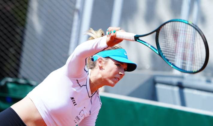 Katie Boulter practices French Open Tennis, Thursday Practice and Qualifying, Tennis, Roland Garros, Paris, France - 23 May 2024  Copyright: xJavierxGarcia Shutterstockx 14496641ax