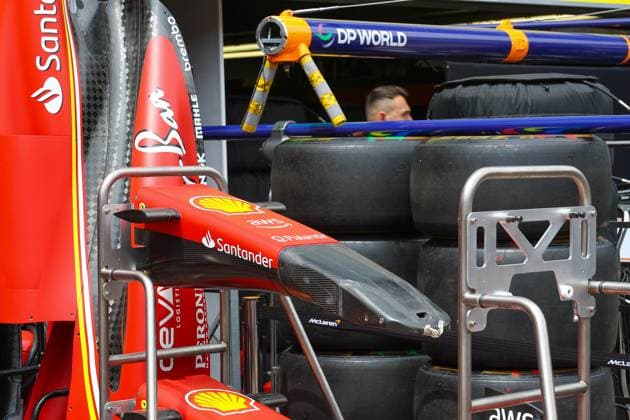 May 23, 2024, Monte Carlo, Monaco, Monaco: Scuderia Ferrari nosecone technical detail..during Formula 1 Grand Prix de Monaco 2024 at Monte Carlo (MC), may 23-26 2024 Monte Carlo Monaco - ZUMAm217 20240523_zsp_m217_082 Copyright: xAlessioxDexMarcox