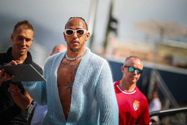 44 Lewis Hamilton, (GRB) AMG Mercedes Ineos during the Monaco GP, 23-26 May 2024 Montecarlo, Formula 1 World Championship, WM, Weltmeisterschaft 2024.  Copyright: xFedericoxBasile IPAxSportx xipa-x xx IPA_46439844 IPA_Agency_IPA46439844