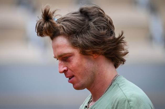 May 23, 2024, Paris, France, France: Andrey RUBLEV of Russia during a training session of Roland-Garros 2024, French Open 2024, Grand Slam tennis tournament at Roland-Garros Stadium on May 23, 2024 in Paris, France. Paris France - ZUMAm308 20240523_zsp_m308_014 Copyright: xMatthieuxMirvillex
