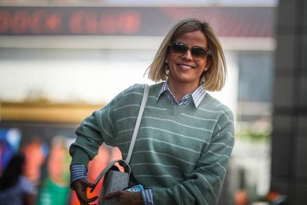 Formula 1 Championship - Formula 1 Grand Prix de Monaco - Paddock Susie Stoddart Wolff, former driver and wife of Toto Wolff Executive director of the Mercedes AMG F1 Team, during the Monaco GP, 23-26 May 2024 Montecarlo, Formula 1 World Championship, WM, Weltmeisterschaft 2024. Monaco Principality of Monaco  Copyright: xIPAxSport ABACAx