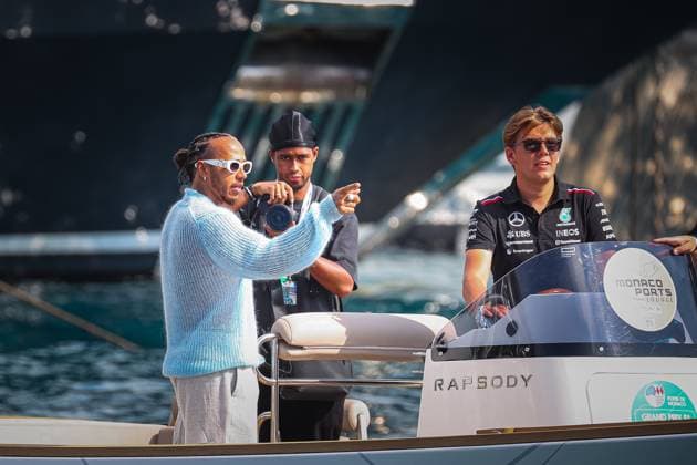 Monaco, Principality of Monaco: 44 Lewis Hamilton, (GRB) AMG Mercedes Ineos during the Monaco GP, 23-26 May 2024 Montecarlo, Formula 1 World Championship, WM, Weltmeisterschaft 2024. Formula 1 Championship - Formula 1 Grand Prix de Monaco - Paddock  - ZUMAp169 20240523_zsa_p169_101 Copyright: xFedericoxBasile IPAxSportx