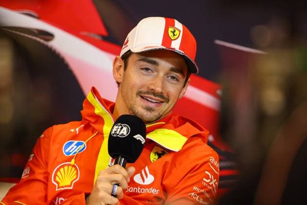 May 23, 2024, Monte Carlo, Monaco, Monaco: Charles Leclerc (MON) - Scuderia Ferrari - Ferrari SF-24 - Ferrari..during press conference, PK, Pressekonferenz of Formula 1 Grand Prix de Monaco 2024 at Monte Carlo (MC), may 23-26 2024 Monte Carlo Monaco - ZUMAm217 20240523_zsp_m217_095 Copyright: xAlessioxDexMarcox