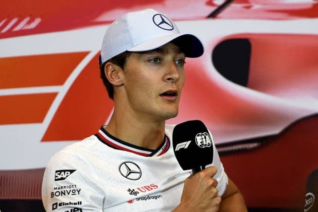 23 05 2024, xrarjax, Motorsport FIA Formula 1, Grand Prix of Monaco 2024 emspor, v l press conference George Russel Mercedes AMG Petronas starting number 63 Monte Carlo