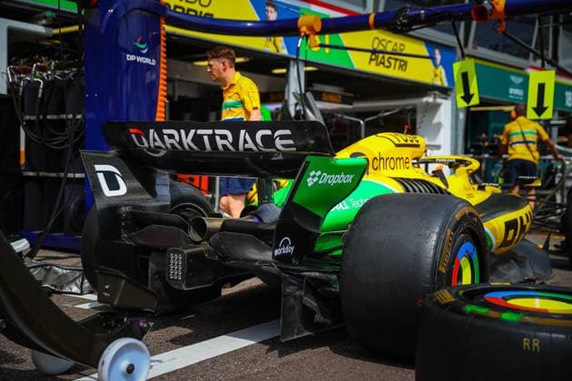 Monaco, Principality of Monaco: McLaren Mercedes new livery Senna, during the Monaco GP, 23-26 May 2024 Montecarlo, Formula 1 World Championship, WM, Weltmeisterschaft 2024. Formula 1 Championship - Formula 1 Grand Prix de Monaco - Paddock  - ZUMAp169 20240523_zsa_p169_112 Copyright: xFedericoxBasile IPAxSportx