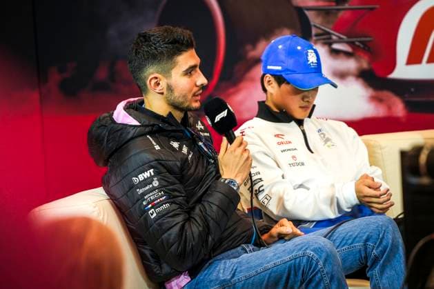 OCON Esteban (fra), Alpine F1 Team A524, TSUNODA Yuki (jap), Visa Cash App RB F1 Team VCARB 01, portrait, press conference, PK, Pressekonferenz during the Formula 1 Grand Prix de Monaco 2024, 8th round of the 2024 Formula One World Championship, WM, Weltmeisterschaft from May 23 to 26, 2024 on the Circuit de Monaco, in Monaco - F1 - MONACO GRAND PRIX 2024 DPPI Panoramic  240523_R08_MONACO_DP_DSC01097