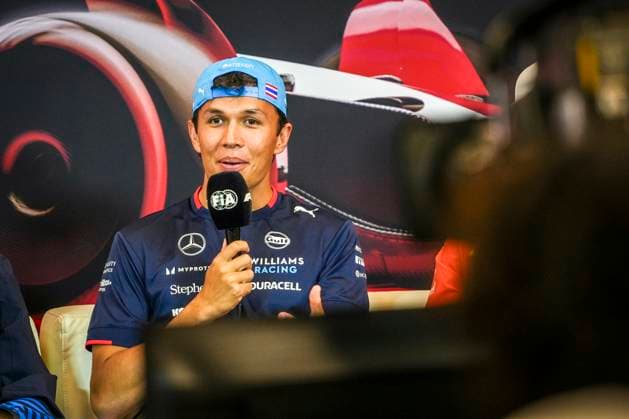 ALBON Alexander (tha), Williams Racing FW46, portrait, press conference, PK, Pressekonferenz during the Formula 1 Grand Prix de Monaco 2024, 8th round of the 2024 Formula One World Championship, WM, Weltmeisterschaft from May 23 to 26, 2024 on the Circuit de Monaco, in Monaco - F1 - MONACO GRAND PRIX 2024 DPPI Panoramic  240523_R08_MONACO_DP_DSC01111