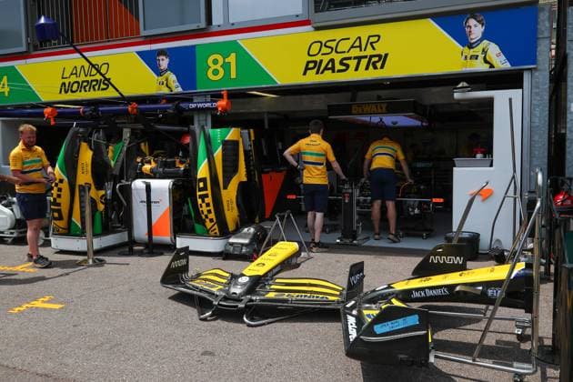 Monaco, Principality of Monaco: McLaren F1 Team Special livery and team suits for Senna..during Formula 1 Grand Prix de Monaco 2024 at Monte Carlo (MC), may 23-26 2024 Formula 1 Championship - Formula 1 Grand Prix de Monaco - Paddock  - ZUMAp169 20240523_zsa_p169_167 Copyright: xAlessioxDexMarco IPAxSportx