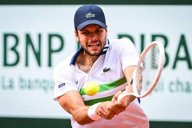 May 23, 2024, Paris, France, France: Gregoire BARRERE of France during fourth qualifying day of Roland-Garros 2024, French Open 2024, Grand Slam tennis tournament at Roland-Garros Stadium on May 23, 2024 in Paris, France. Paris France - ZUMAm308 20240523_zsp_m308_028 Copyright: xMatthieuxMirvillex
