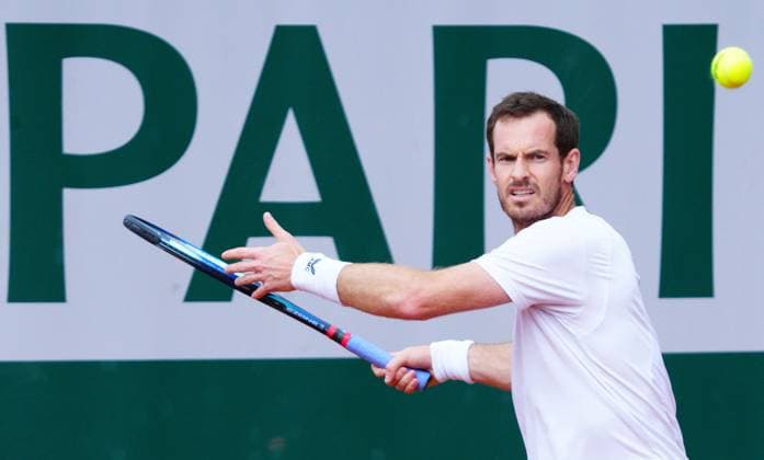 Andy Murray practices French Open Tennis, Thursday Practice and Qualifying, Tennis, Roland Garros, Paris, France - 23 May 2024  Copyright: xJavierxGarcia Shutterstockx 14496641ix