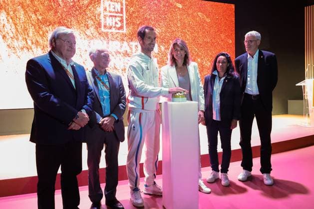 Tennis, French Open, Opening of the Roland Garros Tennis Centre
